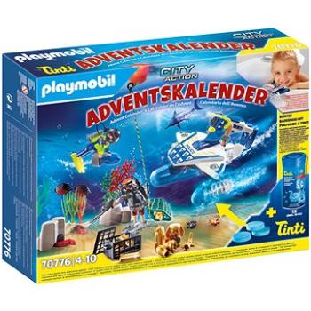 Playmobil 70776 Adventní kalendář "Zábava ve vodě - Nasazení policejních potápěčů" (4008789707765)