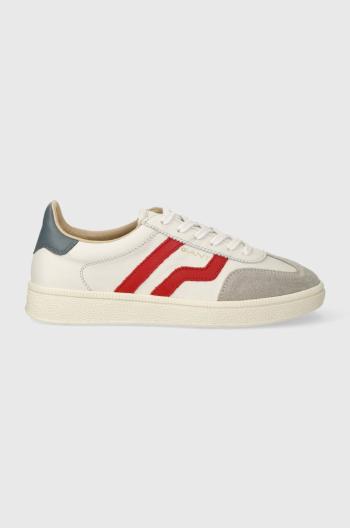 Kožené sneakers boty Gant Cuzima bílá barva, 28533549.G238