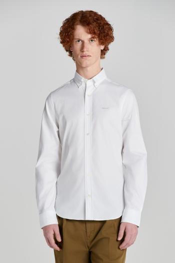 KOŠILE GANT SLIM PINPOINT OXFORD SHIRT WHITE