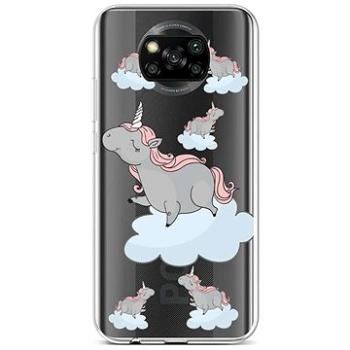 TopQ Xiaomi Poco X3 silikon Grey Unicorns 60832 (Sun-60832)