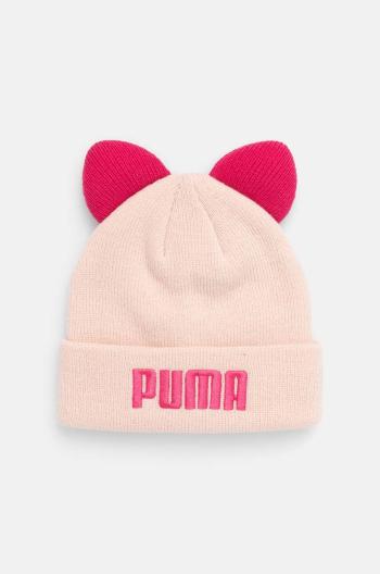 Dětská čepice Puma Animal Beanie růžová barva, 255500