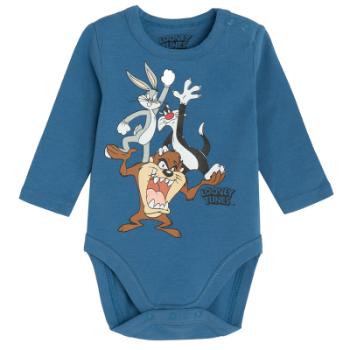 Body s dlouhým rukávem Looney Tunes- modré - 86 BLUE