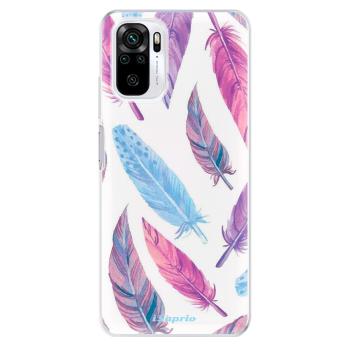 Odolné silikonové pouzdro iSaprio - Feather Pattern 10 - Xiaomi Redmi Note 10 / Note 10S