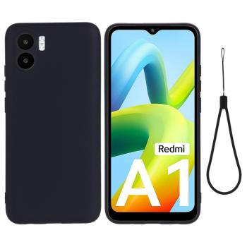 RUBBER Ochranný kryt pre Xiaomi Redmi A1 / Redmi A2 čierny