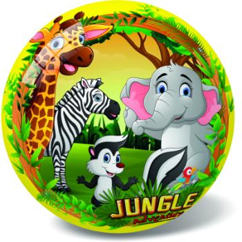 Míč zvířátka z jungle 23 cm