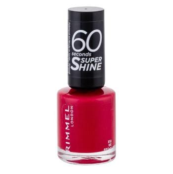 RIMMEL LONDON 60 Seconds lak na nehty Super Shine 312 Be Red-y 8 ml