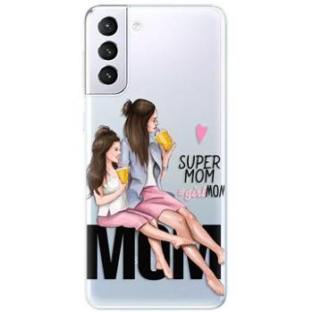 iSaprio Milk Shake - Brunette pro Samsung Galaxy S21+ (shakbrun-TPU3-S21p)