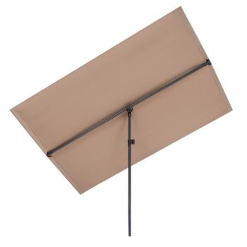 Blumfeldt Flex-Shade XL slunečník, 150 x 210 cm, polyester, UV 50, šedohnědá