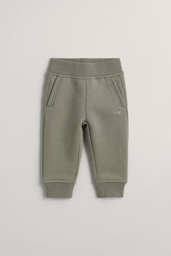 TEPLÁKY GANT SHIELD PANTS MUTED GREEN