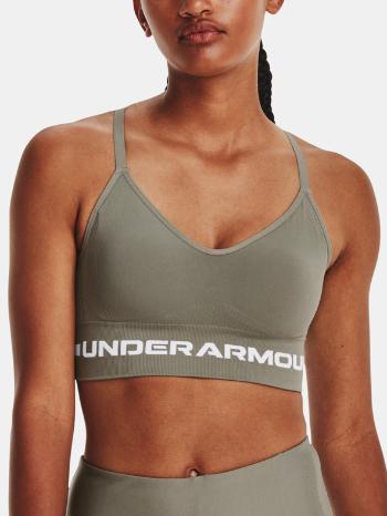 Under Armour UA Seamless Low Long Sportovní podprsenka Zelená