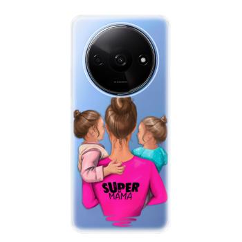 Odolné silikonové pouzdro iSaprio - Super Mama - Two Girls - Xiaomi Redmi A3