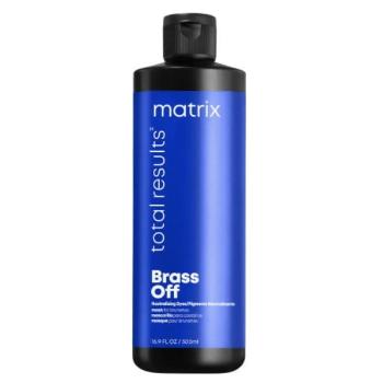 Matrix Maska na vlasy neutralizující žluté a mosazné tóny Brass Off (Neutralizing Mask) 500 ml