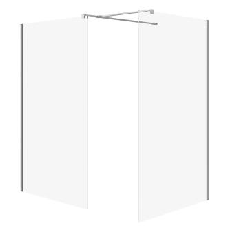 CERSANIT SET B796 WALK-IN MILLE CHROM 120X90X200 VIR S601-183