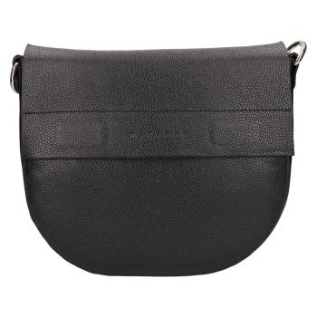 Dámská kožená crossbody kabelka Facebag Avela - černá