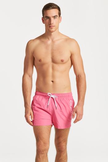 PLAVKY GANT SC LIGHTWEIGHT LOGO SWIM SHORTS PERKY PINK