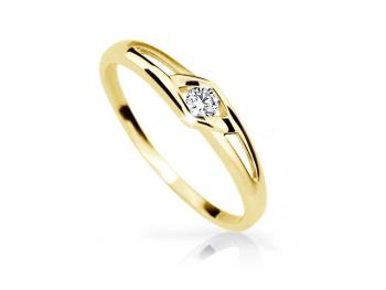Cutie Diamonds Dokonalý prsten ze žlutého zlata s diamantem DZ6814-1633-10-X-1 54 mm