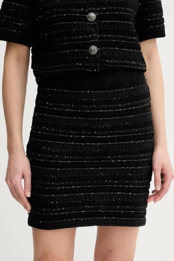 Sukňa Gestuz čierna farba, mini, puzdrová, 10910071