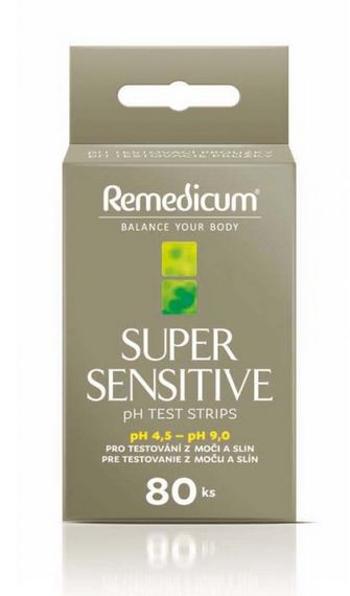 Remedicum SUPER SENSITIVE pH testovací proužky 80 ks