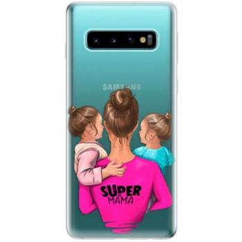 iSaprio Super Mama - Two Girls pro Samsung Galaxy S10 (smtwgir-TPU-gS10)