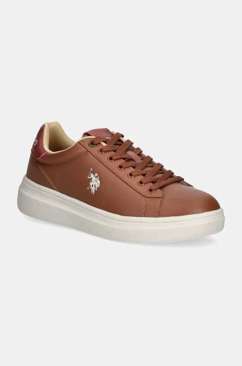 Sneakers boty U.S. Polo Assn. CODY hnědá barva, CODY001M/DY2