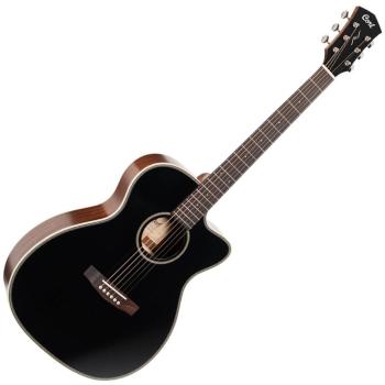 Cort ESSENCE-OC4 Black Elektroakustická kytara Jumbo