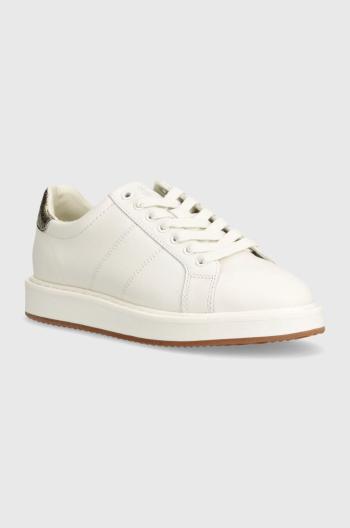 Kožené sneakers boty Lauren Ralph Lauren Angeline 4 bílá barva, 802946810001