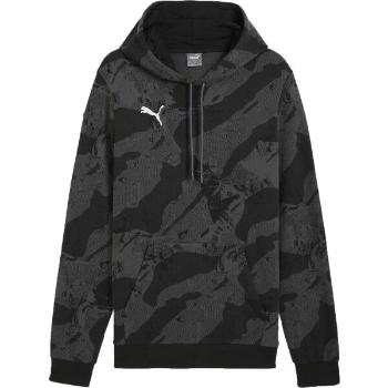 Puma INDIVIDUAL LIGA CAMO HOODY Pánská mikina, černá, velikost