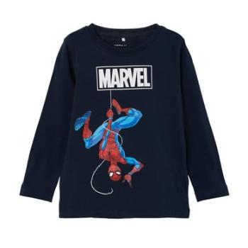 name it Košile s dlouhým rukávem Spider man Nmmnazir Dark Sapphire