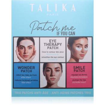 Talika Patch Me If You Can sada plátýnkových masek na oční okolí a rty 3x1 ks