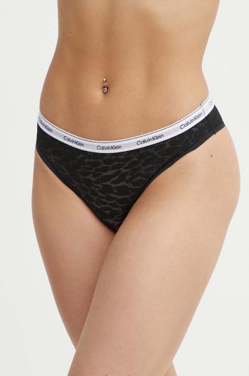 Kalhotky brazilky Calvin Klein Underwear černá barva, 000QD5233E