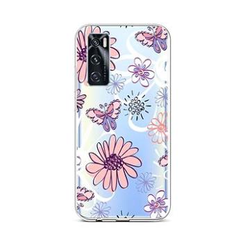 TopQ Kryt Vivo Y70 silikon Flowers 56939 (Sun-56939)