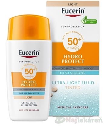 Eucerin SUN Ultra ľahký FLUID SPF 50+ svetlý 50ml