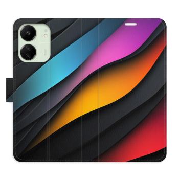 Flipové pouzdro iSaprio - Color Waves - Xiaomi Redmi 13C