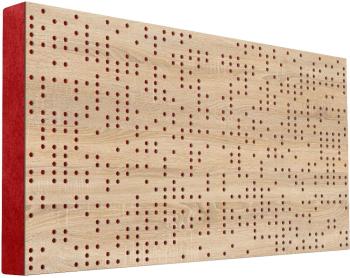 Mega Acoustic FiberPRO120 Binary Diffuser Sonoma Oak/Red Absorpční dřevěný panel