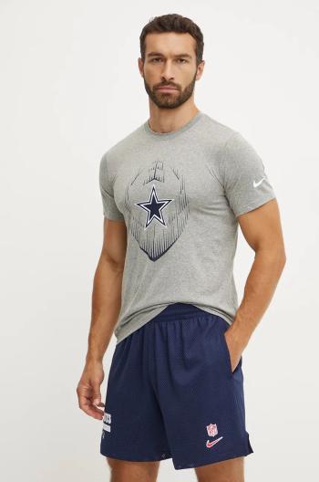 Tričko Nike Dallas Cowboys šedá barva, s potiskem, NKGK-06G-7RD-JKV