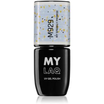 MYLAQ UV Gel Polish My Promise gelový lak na nehty odstín My Sparkly Promise 5 ml