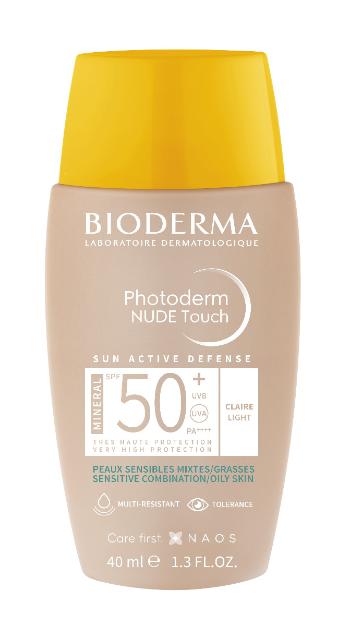 BIODERMA Photoderm NUDE Touch MINERAL světlý SPF50+ 40 ml