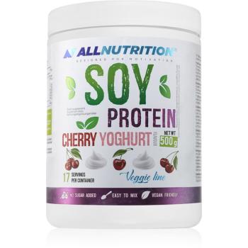 Allnutrition Soy Protein sójový proteinový izolát příchuť Cherry & Yoghurt 500 g