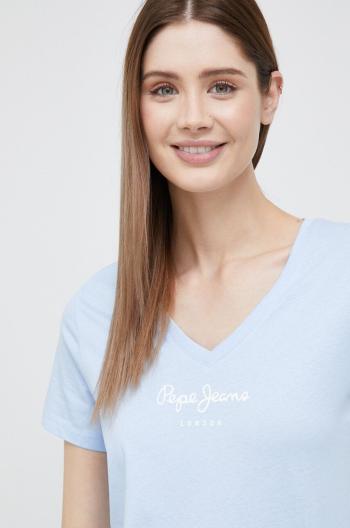 Bavlněné tričko Pepe Jeans Wendy V Neck