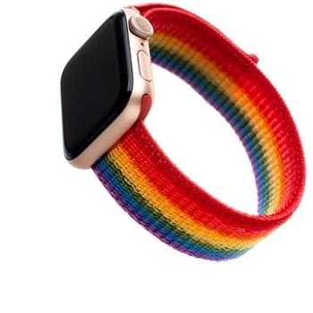 FIXED Nylon Strap pro Apple Watch 42/44/45/Ultra 49mm duhový (FIXNST-434-RA)