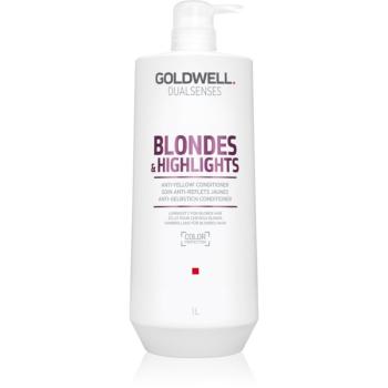 Goldwell Dualsenses Blondes & Highlights kondicionér pro blond vlasy neutralizující žluté tóny 1000 ml