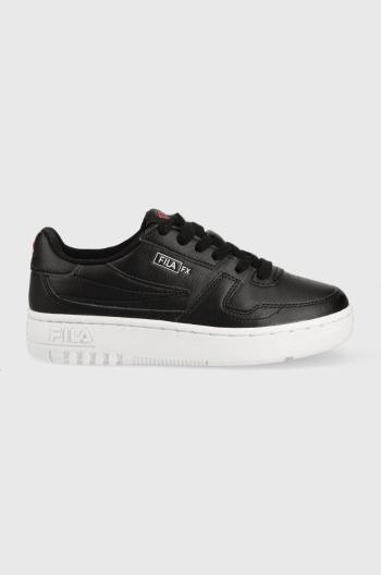 Dětské sneakers boty Fila černá barva