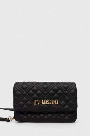 Kabelka Love Moschino černá barva, JC4097PP1LLA0000