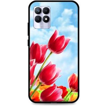 TopQ Kryt Realme 8i silikon Tulips 70018 (Sun-70018)