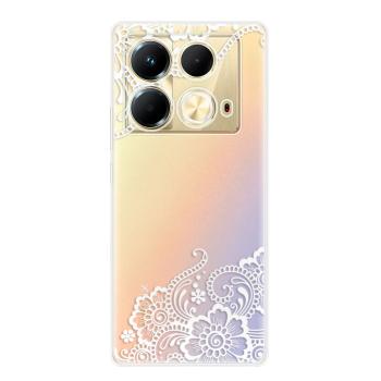 Odolné silikonové pouzdro iSaprio - White Lace 02 - Infinix Note 40