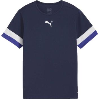 Puma INDIVIDUALRISE JERSEY TEE Chlapecké fotbalové triko, tmavě modrá, velikost