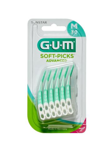 GUM Soft-Picks Advanced REGULAR masážní mezizubní kartáčky, 30 ks