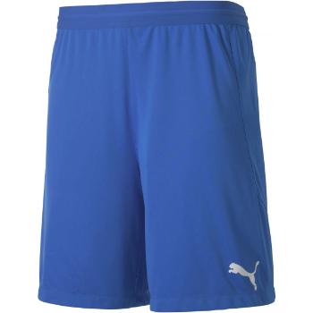 Puma TEAM FINAL 21 KNIT SHORTS Pánské kraťasy, modrá, velikost