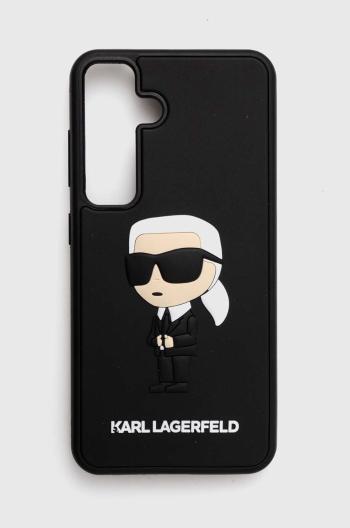 Obal na telefon Karl Lagerfeld S24 S921 černá barva