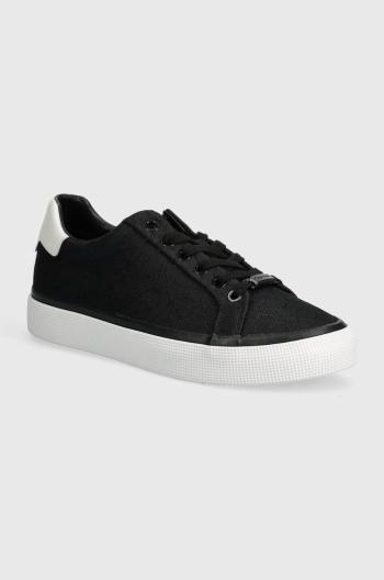 Sneakers boty Calvin Klein VULC LACE UP DIAM FOX MONOCQ béžová barva, HW0HW01907